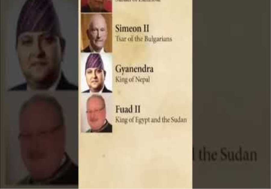4 living former monarchs whose thrones were abolished: https://youtu.be/colhiVvvMIc #royal #history