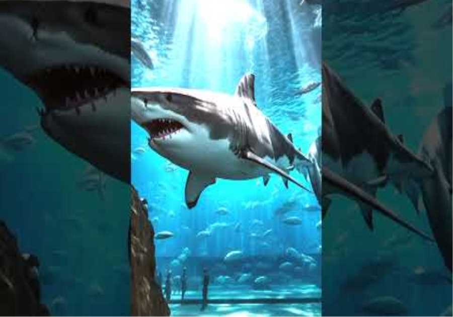 This Is Why They Don't Keep Great White Sharks In Aquariums #shorts