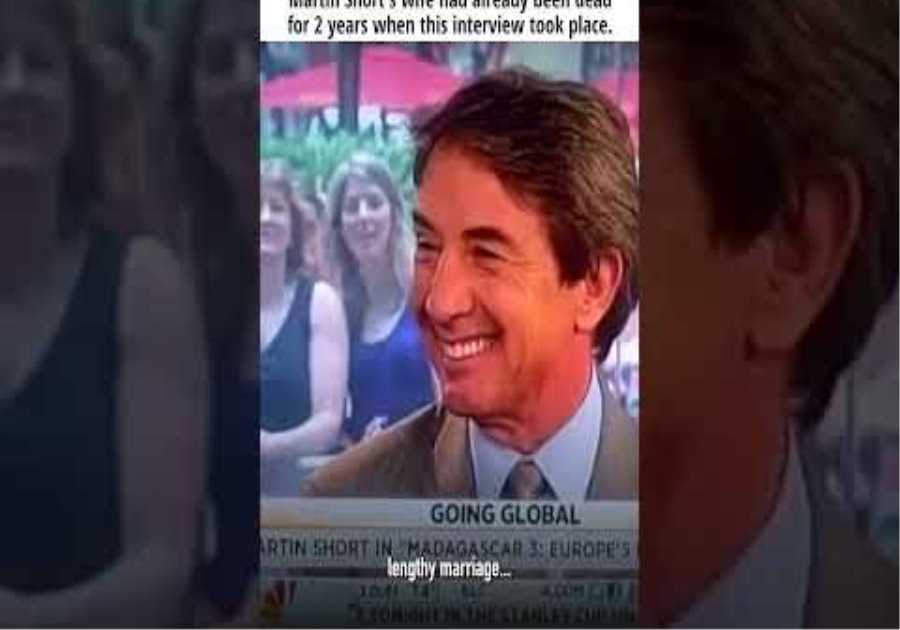 Martin Short's Wife Had Already Been Dead for 2 Years When This Interview Took Place