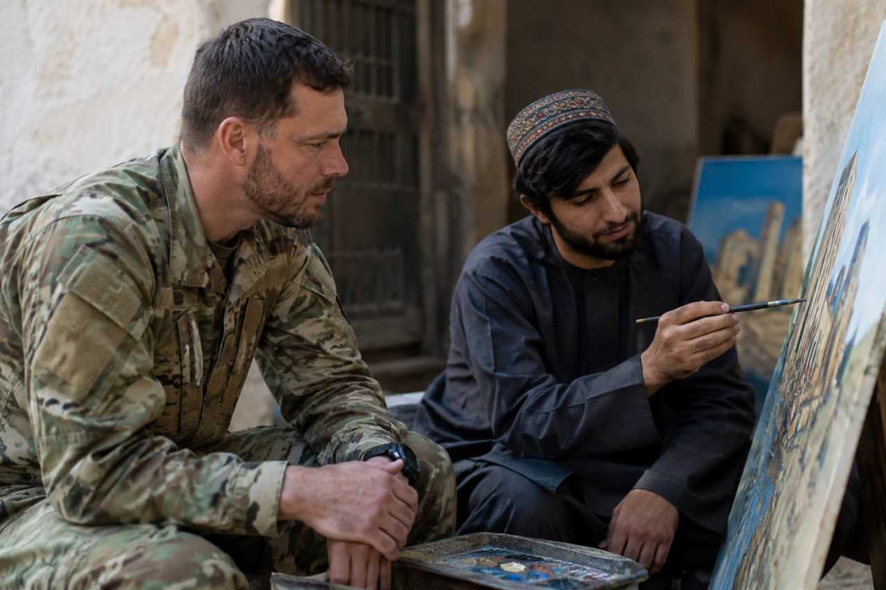 An Army Veteran, An Afghan Artist, And A Friendship Neither Expected