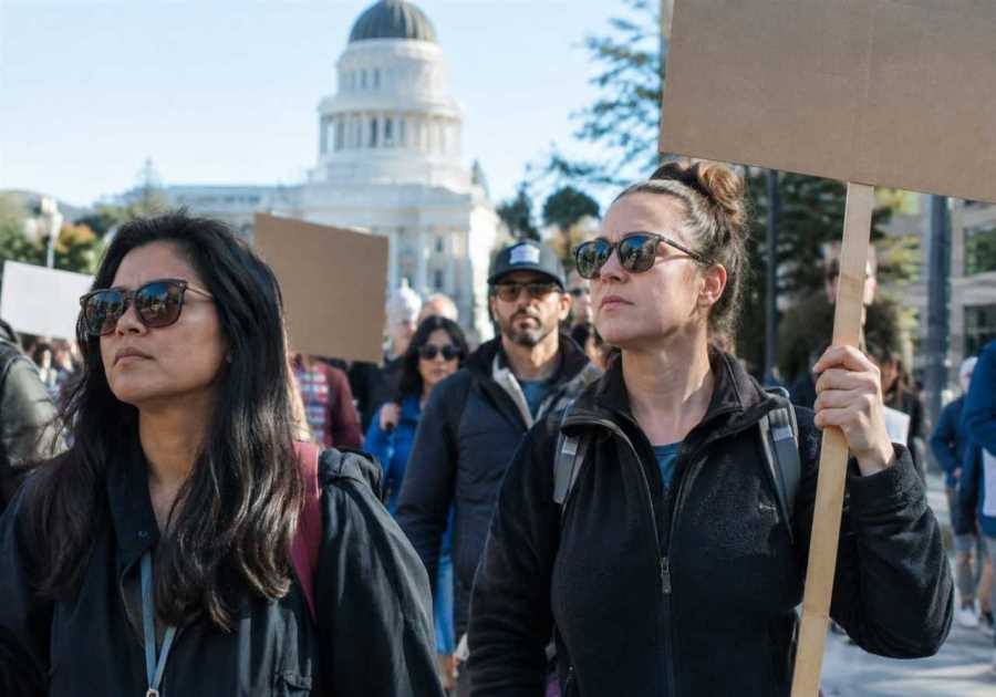 California State Workers Walk Out Over Office Mandate and Pay